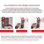 UNI - T UT205E 1000A 42mm Jaw Size Digital Clamp Meter AC DC Voltage Detector - British D'sire