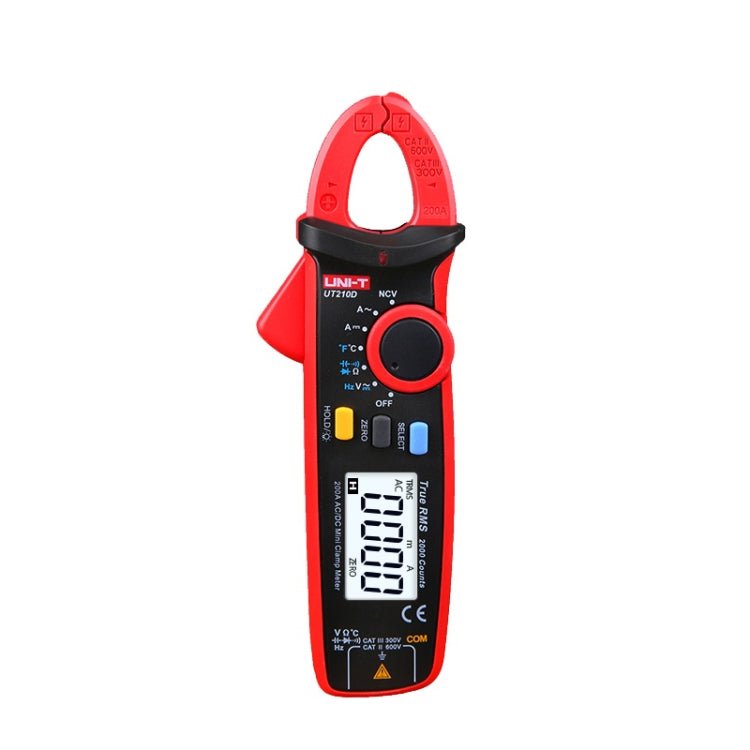 UNI - T UT210D 200A Digital Clamp Meter AC DC Voltage Detector - British D'sire Main image