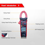 UNI - T UT216A 600A Digital Clamp Meter AC DC Voltage Detector - British D'sire