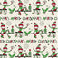 Uniqueco Printed FSCM Elf Merry Christmas Elf Red/Green on Cream - Wrapping Paper - British D'sire