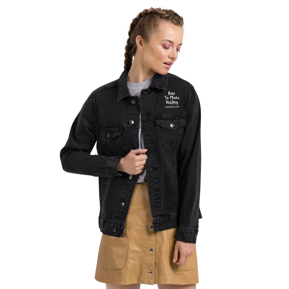 Denim jacket The Rebel Girl in Me will Never Die Unisex denim jacket Maiden-Art