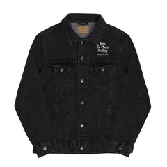 The Rebel Girl in Me will Never Die Unisex denim jacket Maiden-Art