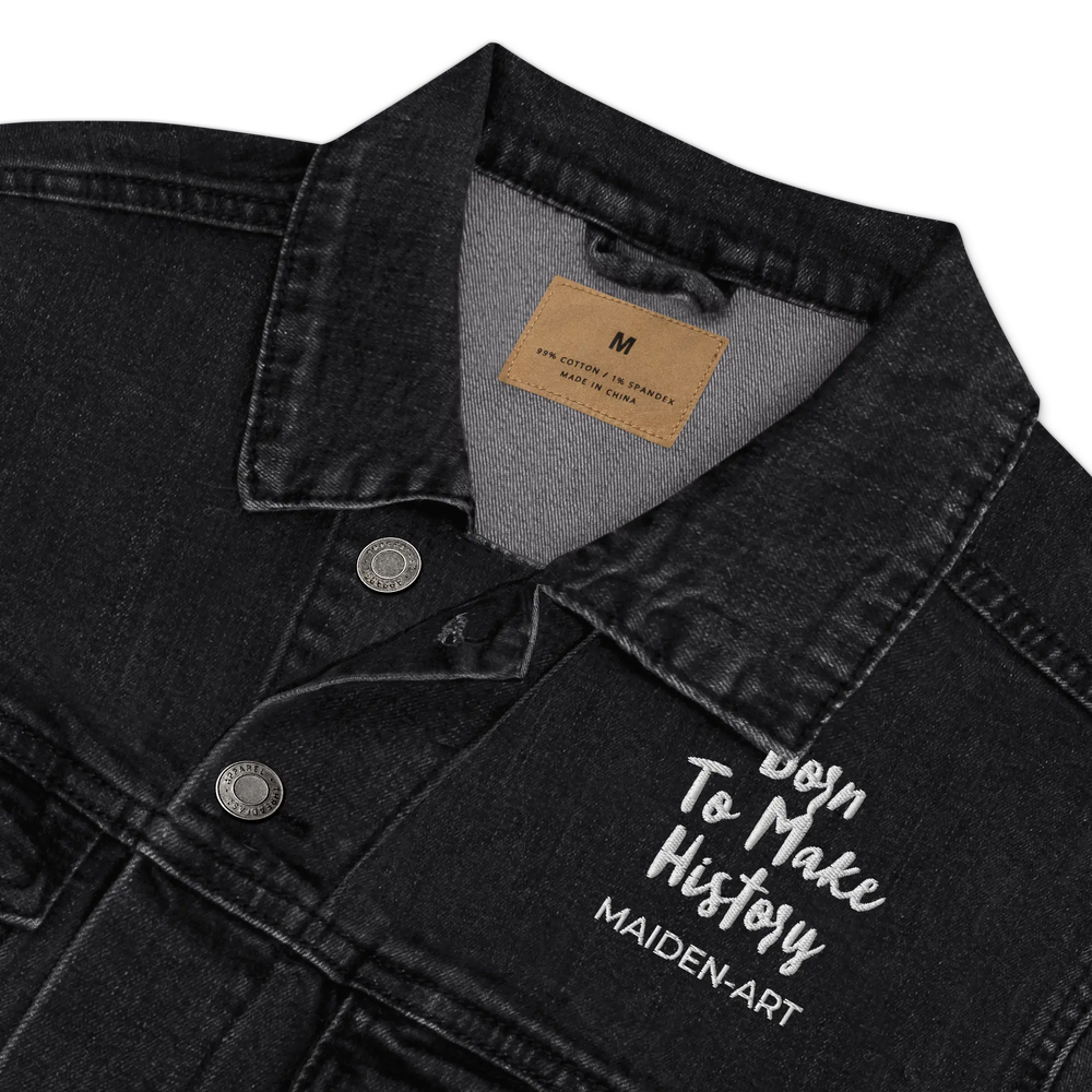 Denim jacket The Rebel Girl in Me will Never Die Unisex denim jacket Maiden-Art