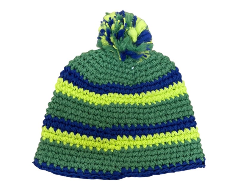Unisex Hand Made Knitted Beanie Bobble Hat - Hats - British D'sire