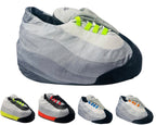 Unisex Padded Colour Block Slippers – Ultra-Comfy Foam & Plush Fit | UK Sizes 3–11 | Christmas Homewear - Trainers - British D'sire