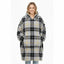 Unisex Tartan Check Fleece Hoodie Soft Warm Stylish Winter Loungewear - Grey - British D'sire