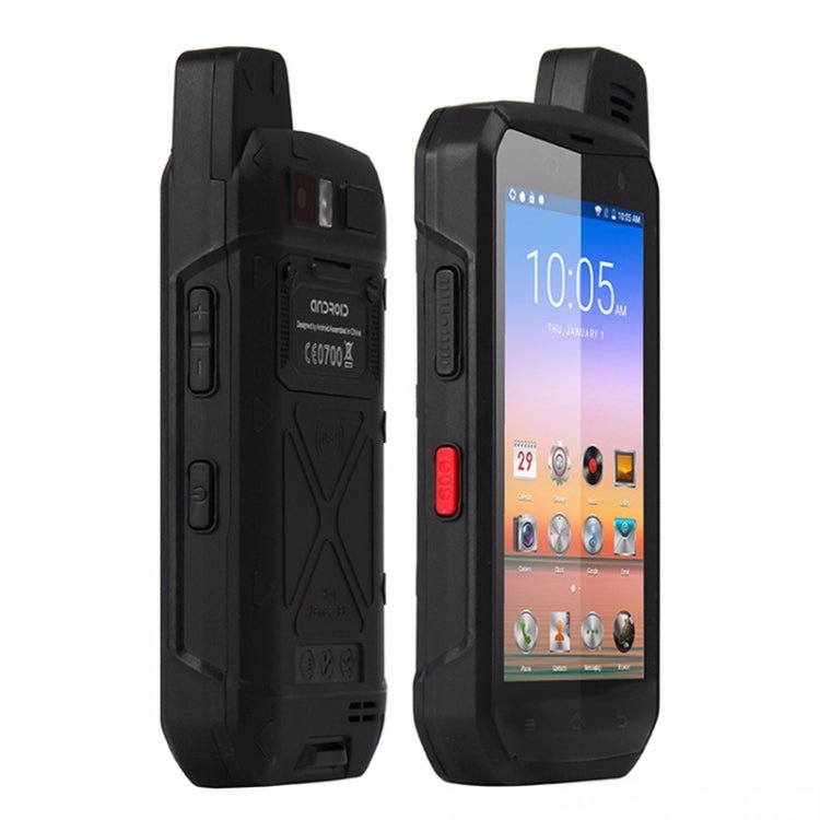 UNIWA B6000 PTT Walkie Talkie Rugged Phone, 4GB+64GB, IP68 Waterproof Dustproof Shockproof, 5000mAh Battery, 4.7 inch Android 9.0 MTK6762 Octa Core up to 2.0GHz, Network: 4G, NFC, OTG (Black) Secondary image