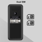 UNIWA E1801 Mobile Phone, 1.77 inch, 800mAh Battery, 21 Keys, Support Bluetooth, FM, MP3, MP4, GSM, Dual SIM(Blue) - British D'sire
