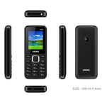 UNIWA E1801 Mobile Phone, 1.77 inch, 800mAh Battery, 21 Keys, Support Bluetooth, FM, MP3, MP4, GSM, Dual SIM(Blue) - British D'sire