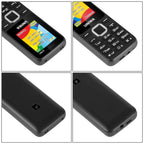 UNIWA E1801 Mobile Phone, 1.77 inch, 800mAh Battery, 21 Keys, Support Bluetooth, FM, MP3, MP4, GSM, Dual SIM(Blue) - British D'sire