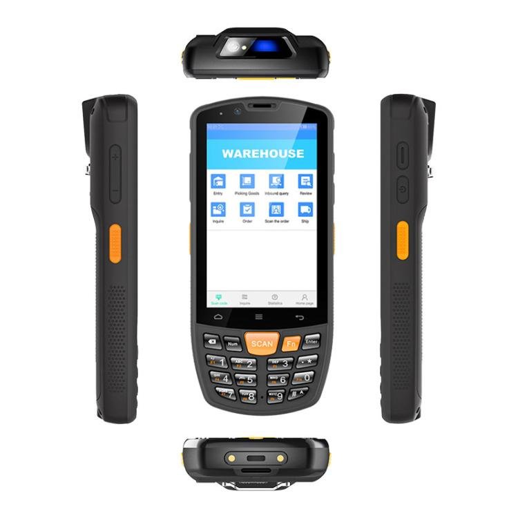 UNIWA HS006 Industrial PDA QR Code Scanner, 2GB+16GB, 4.0 inch Android 11 MediaTek MT6762 Octa Core, NFC, Network: 4G (EU Plug) - British D'sire