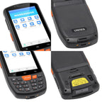 UNIWA HS006 Industrial PDA QR Code Scanner, 3GB+32GB, 4.0 inch Android 11 MediaTek MT6762 Octa Core, NFC, Network: 4G (UK Plug) - British D'sire