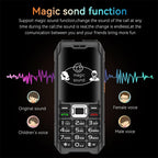UNIWA M6000 Big Speaker Keypad Phone, 2.4 inch, Dual Flashlights, 21 Keys, SOS, FM, 4 SIM, GSM, Plug:EU Plug(Black) - British D'sire