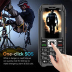 UNIWA M6000 Big Speaker Keypad Phone, 2.4 inch, Dual Flashlights, 21 Keys, SOS, FM, 4 SIM, GSM, Plug:UK Plug(Green) - British D'sire