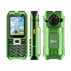 UNIWA M6000 Big Speaker Keypad Phone, 2.4 inch, Dual Flashlights, 21 Keys, SOS, FM, 4 SIM, GSM, Plug:UK Plug(Green) - British D'sire