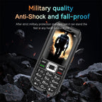 UNIWA M6000 Big Speaker Keypad Phone, 2.4 inch, Dual Flashlights, 21 Keys, SOS, FM, 4 SIM, GSM, Plug:US Plug(Black) - British D'sire