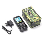 UNIWA M6000 Big Speaker Keypad Phone, 2.4 inch, Dual Flashlights, 21 Keys, SOS, FM, 4 SIM, GSM, Plug:US Plug(Black) - British D'sire