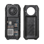 UNIWA M6000 Big Speaker Keypad Phone, 2.4 inch, Dual Flashlights, 21 Keys, SOS, FM, 4 SIM, GSM, Plug:US Plug(Black) - British D'sire