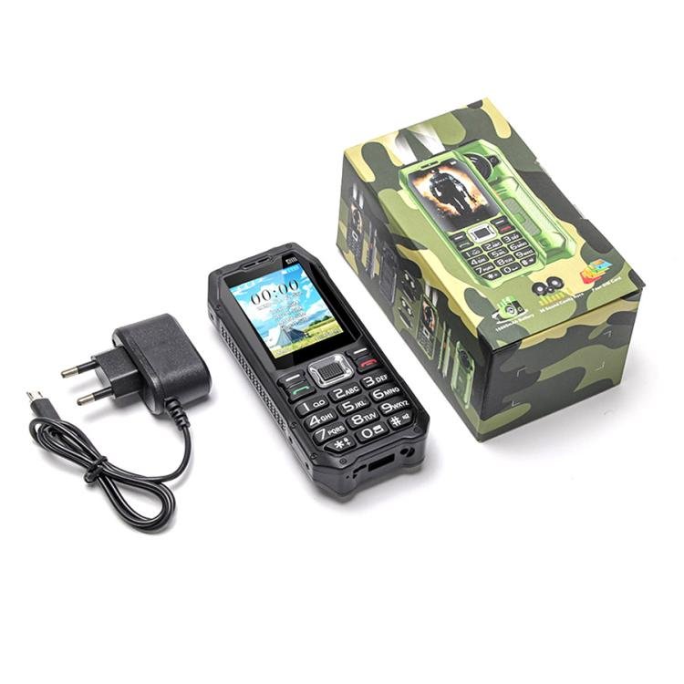 UNIWA M6000 Big Speaker Keypad Phone, 2.4 inch, Dual Flashlights, 21 Keys, SOS, FM, 4 SIM, GSM, Plug:US Plug(Green) - British D'sire