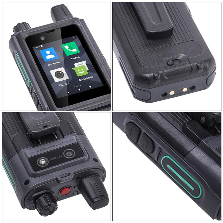 UNIWA NR120 PoC Walkie - Talkie Rugged Phone, 3GB+32GB, 2.4 inch Android 13 Unisoc T158 Octa Core, Network: 5G, NFC, SOS, Plug:US Plug(Black) - British D'sire