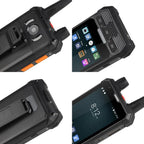 UNIWA P2 Plus UHF Walkie - Talkie Rugged Phone, 3GB+32GB, 4.0 inch Android 9.0 Mediatek MT6762 Octa Core, Network: 4G, NFC, Plug:EU Plug(Black) - British D'sire