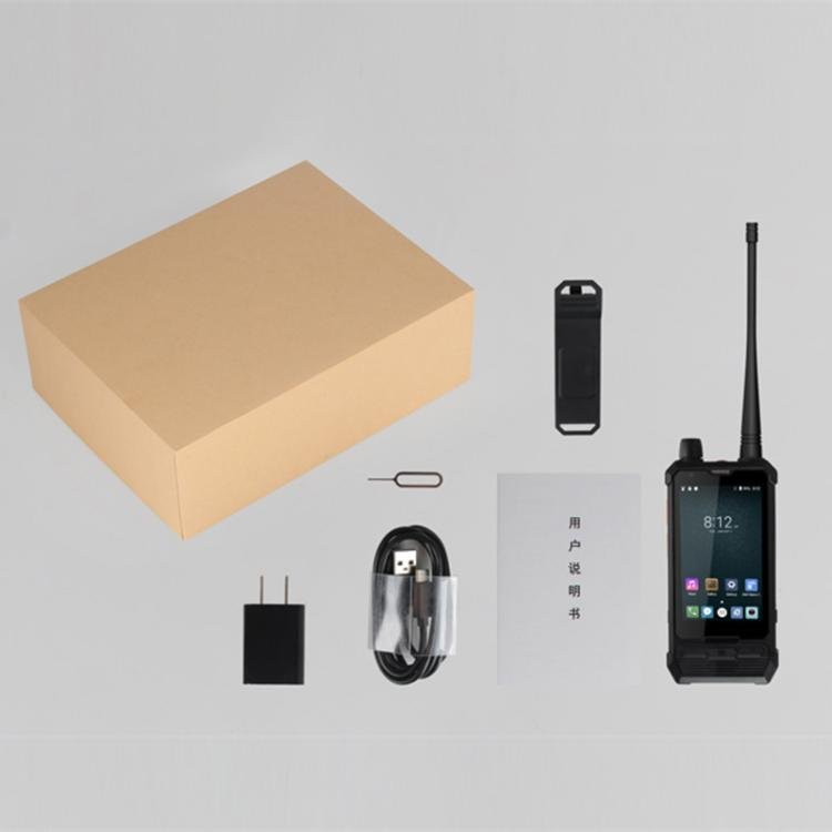 UNIWA P2 Plus UHF Walkie - Talkie Rugged Phone, 3GB+32GB, 4.0 inch Android 9.0 Mediatek MT6762 Octa Core, Network: 4G, NFC, Plug:UK Plug(Black) - British D'sire