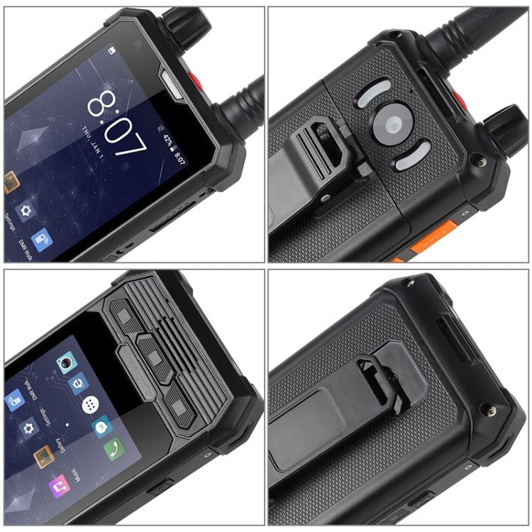 UNIWA P2 Walkie Talkie Rugged Phone, 3GB+32GB, IP67 Waterproof Dustproof Shockproof, 4.0 inch Android 8.1 Qualcomm Snapdragon SDM450 Octa Core up to 1.8GHz, Network: 4G, NFC, POC, SOS, OTG - British D'sire