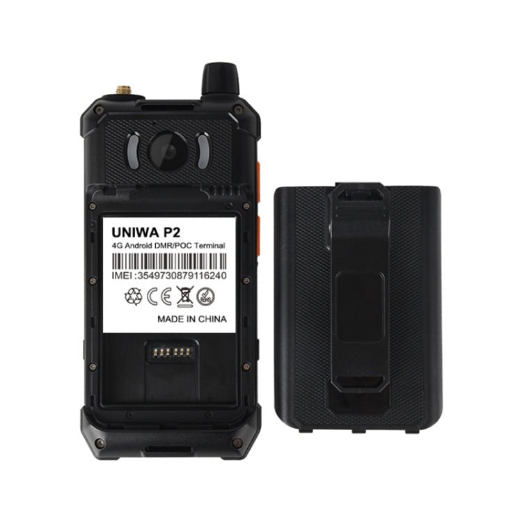 UNIWA P2 Walkie Talkie Rugged Phone, 3GB+32GB, IP67 Waterproof Dustproof Shockproof, 4.0 inch Android 8.1 Qualcomm Snapdragon SDM450 Octa Core up to 1.8GHz, Network: 4G, NFC, POC, SOS, OTG - British D'sire