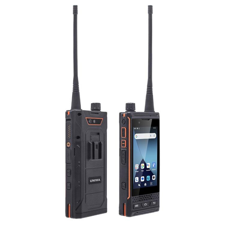 UNIWA P4 Plus UHF Walkie Talkie Rugged Phone, 4GB+64GB, 4.0 inch Android 14 MediaTek MT6765 Helio P35 Octa Core, Network: 4G (AU Plug) - British D'sire