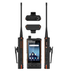 UNIWA P4 Plus UHF Walkie Talkie Rugged Phone, 4GB+64GB, 4.0 inch Android 14 MediaTek MT6765 Helio P35 Octa Core, Network: 4G (US Plug) - British D'sire