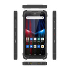 UNIWA P551 Handheld PDA Rugged Phone, 4GB+64GB, 5.5 inch Android 11 Mediatek MT6765 Helio P35 Octa Core, Network: 4G, Plug:EU Plug(Orange) - British D'sire