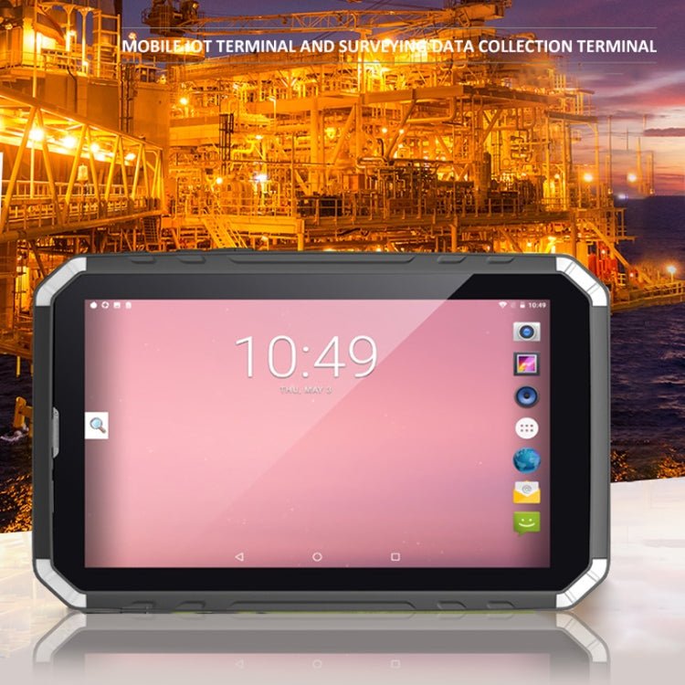 UNIWA T80 Proofing 4G Phone Call Tablet PC, 3GB+32GB, IP68 Waterproof Shockproof Dustproof, 8.0 inch Android 7.0, MTK6753 Cortex A53 Octa Core up to 1.3GHz, WiFi, Bluetooth, GPS, NFC(Black Grey) - British D'sire