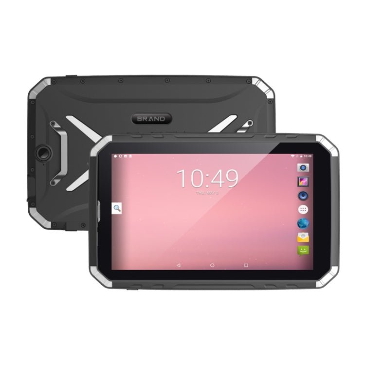 UNIWA T80 Proofing 4G Phone Call Tablet PC, 3GB+32GB, IP68 Waterproof Shockproof Dustproof, 8.0 inch Android 7.0, MTK6753 Cortex A53 Octa Core up to 1.3GHz, WiFi, Bluetooth, GPS, NFC(Black Grey) - British D'sire Main image