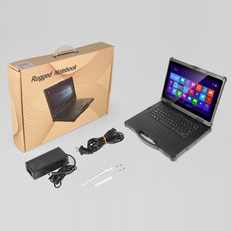 UNIWA ULAP R14 Rugged Laptop, 8GB+256GB, 14 inch Windows 10 Home Intel Core i5 - 8250U, EU Plug - British D'sire