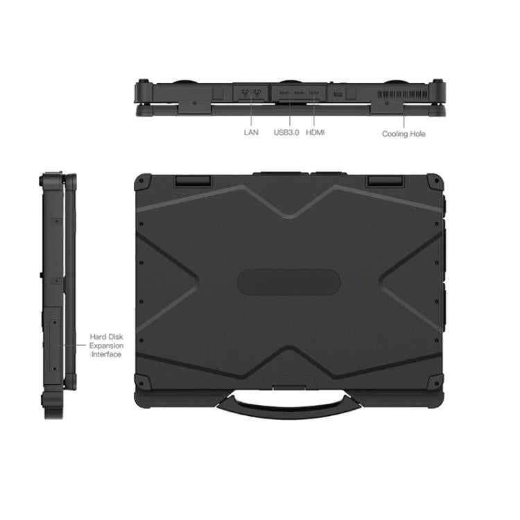 UNIWA ULAP R14 Rugged Laptop, 8GB+256GB, 14 inch Windows 10 Home Intel Core i5 - 8250U, EU Plug - British D'sire