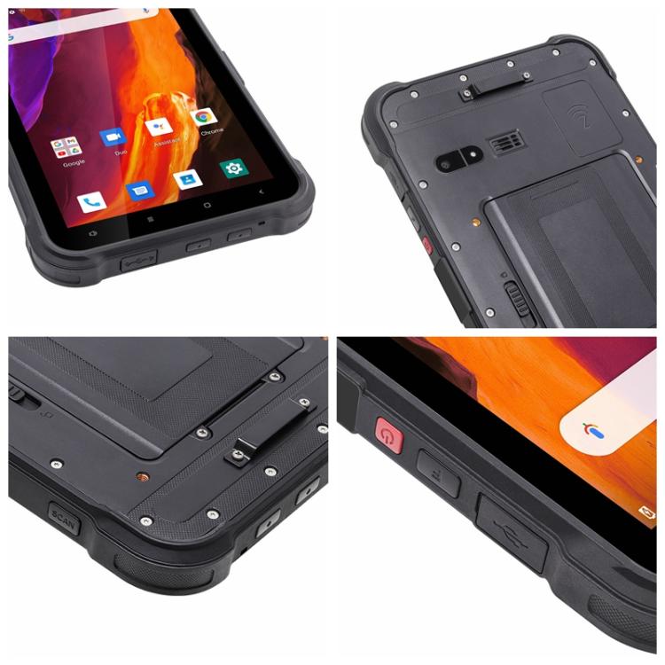 UNIWA UTAB T85S Rugged Tablet PC, 4GB+64GB, 8 inch Android 12 Mediatek MT6765V Octa Core, Network: 4G, AU Plug - British D'sire