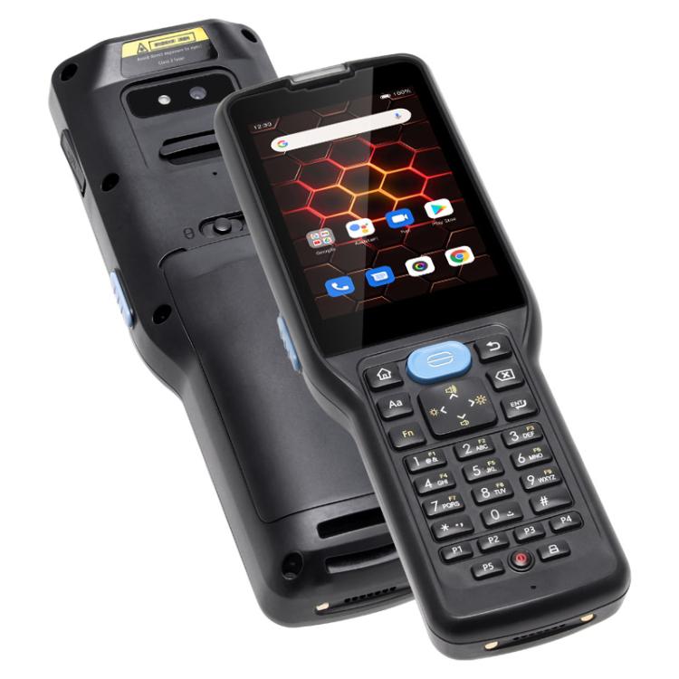 UNIWA V350 Handheld Rugged 2D Barcode Scanner, 4GB+64GB, 3.5 inch Android 12 Mediatek MT6761 Quad Core, T9 Keyboard, NFC, Network: 4G, Plug:AU Plug(Black) - British D'sire