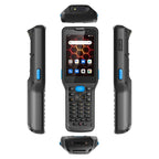 UNIWA V350 Handheld Rugged 2D Barcode Scanner, 4GB+64GB, 3.5 inch Android 12 Mediatek MT6761 Quad Core, T9 Keyboard, NFC, Network: 4G, Plug:AU Plug(Black) - British D'sire