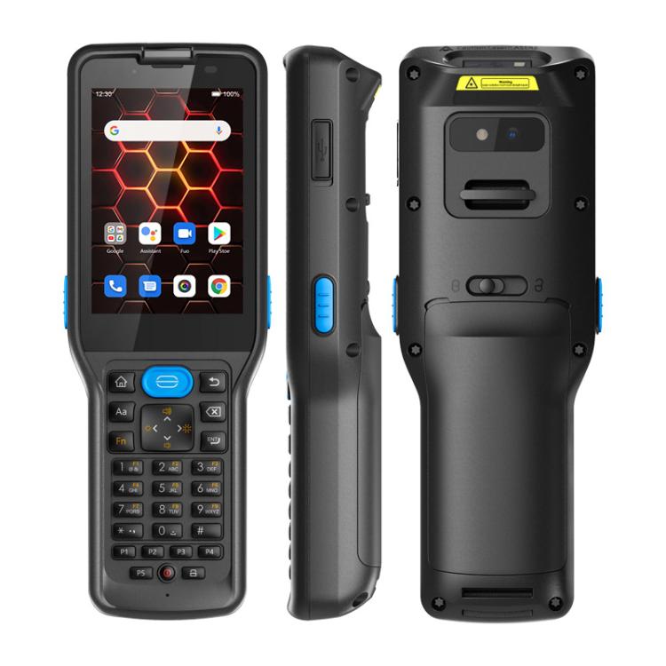 UNIWA V350 Handheld Rugged 2D Barcode Scanner, 4GB+64GB, 3.5 inch Android 12 Mediatek MT6761 Quad Core, T9 Keyboard, NFC, Network: 4G, Plug:UK Plug(Black) - British D'sire Main image