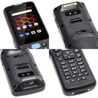 UNIWA V350 Handheld Rugged 2D Barcode Scanner, 4GB+64GB, 3.5 inch Android 12 Mediatek MT6761 Quad Core, T9 Keyboard, NFC, Network: 4G, Plug:UK Plug(Black) - British D'sire