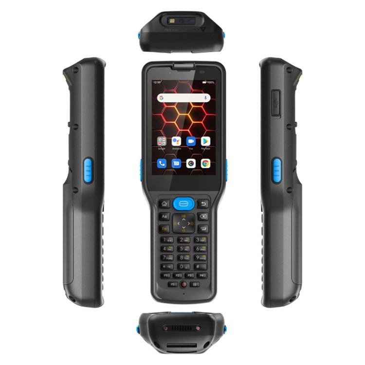 UNIWA V350 Handheld Rugged 2D Barcode Scanner, 4GB+64GB, 3.5 inch Android 12 Mediatek MT6761 Quad Core, T9 Keyboard, NFC, Network: 4G, Plug:UK Plug(Black) - British D'sire