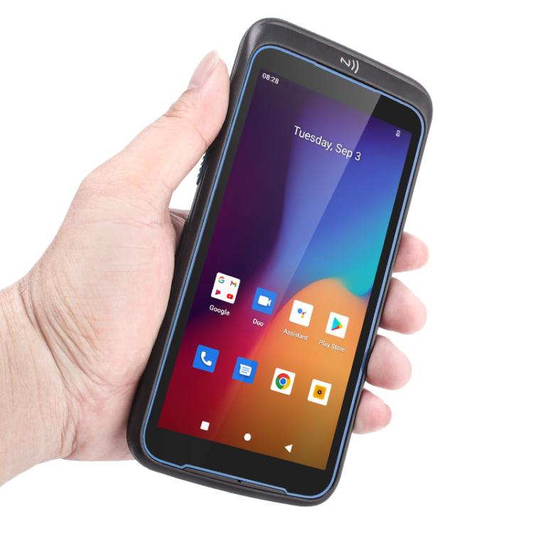 UNIWA V5N Barcode PDA Rugged Phone, 4GB+64GB, 5.5 inch Android 12 MediaTek MT6765 Helio P35 Octa Core, NFC, Network: 4G (EU Plug) - British D'sire