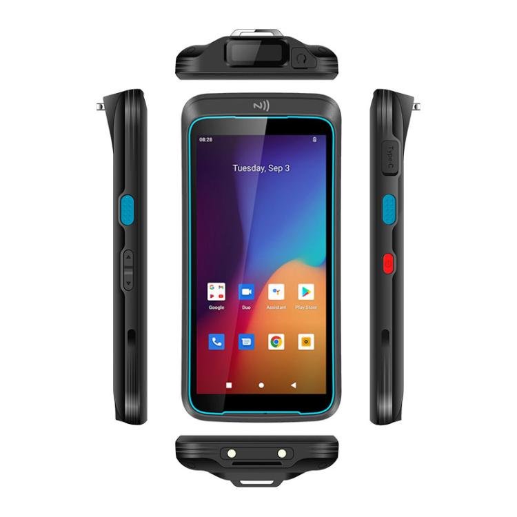 UNIWA V5N Barcode PDA Rugged Phone, 4GB+64GB, 5.5 inch Android 12 MediaTek MT6765 Helio P35 Octa Core, NFC, Network: 4G (EU Plug) - British D'sire