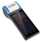UNIWA V6P Thermal Label Printer Handheld PDA, 2GB+16GB, 5.45 inch Android 12 Mediatek MT6761 Quad Core, NFC, Network: 4G, Plug:UK Plug(Black Blue) - British D'sire