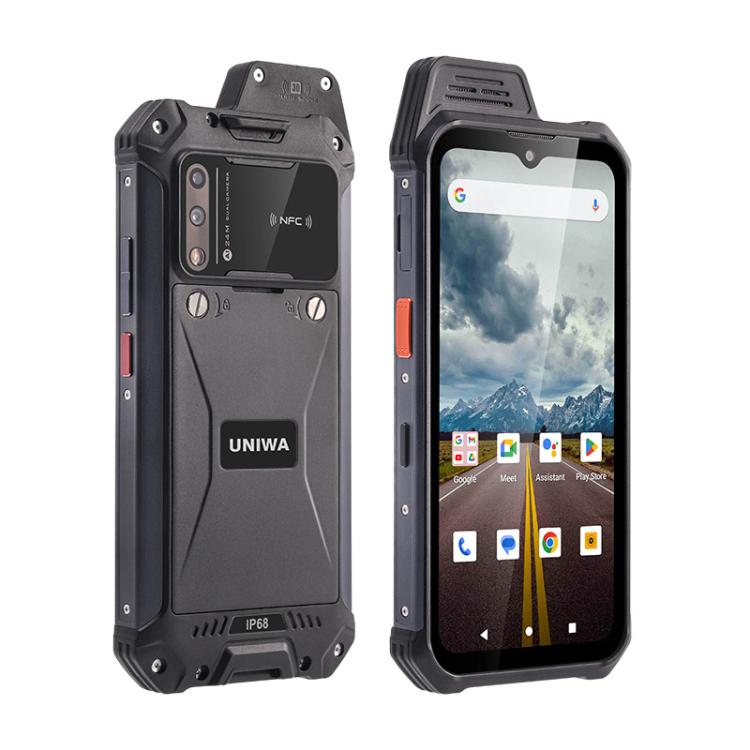 UNIWA W999 Rugged Phone, 8GB+128GB, 6.3 inch Android 13 Mediatek MT6789 Helio G99 Octa Core, NFC, Network: 4G, Plug:EU Plug(Black) - British D'sire