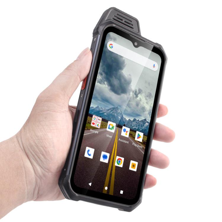 UNIWA W999 Rugged Phone, 8GB+128GB, 6.3 inch Android 13 Mediatek MT6789 Helio G99 Octa Core, NFC, Network: 4G, Plug:EU Plug(Black Orange) - British D'sire