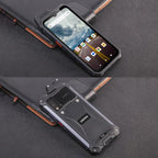 UNIWA W999 Rugged Phone, 8GB+128GB, 6.3 inch Android 13 Mediatek MT6789 Helio G99 Octa Core, NFC, Network: 4G, Plug:US Plug(Black Orange) - British D'sire
