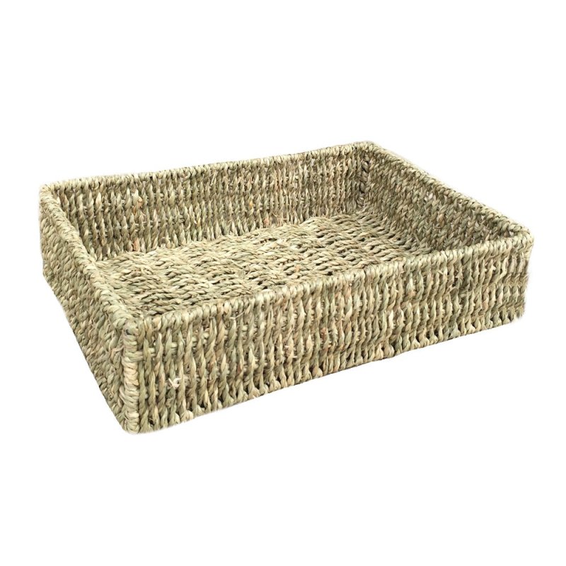 Unlined Rectangular Seagrass Tray Secondary image