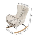 Upholstered Rocking Chair - Rocking Chair - British D'sire