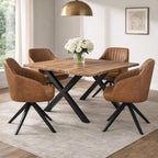 Uppsala Tan Chair - Chairs - British D'sire